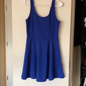 Royal Blue Skater Dress